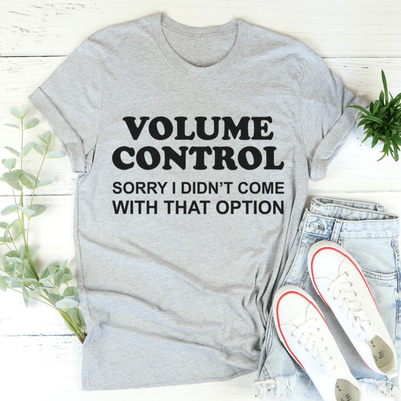 Volume Control Tee Athletic Heather S