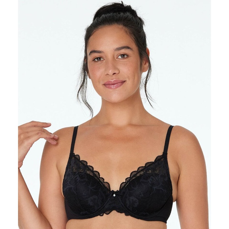 Bendon Embrace Full Coverage Contour Bra – Black 32A