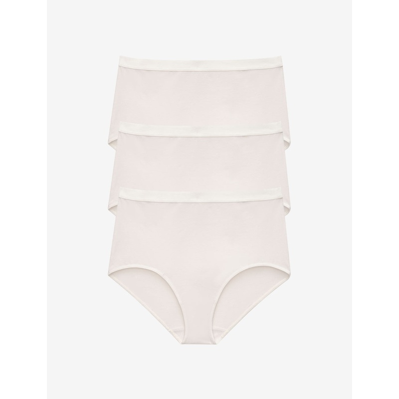 Organic Cloud Cotton Brief – 3 Pack sea-salt XS