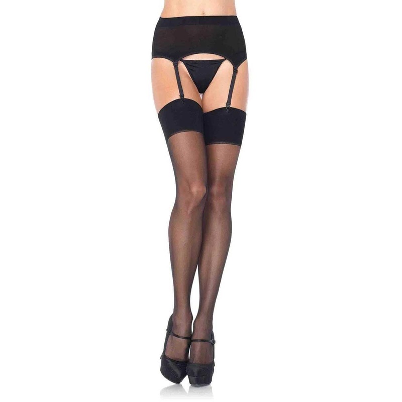 Zara Garter Belt and Stocking – One Size – Black