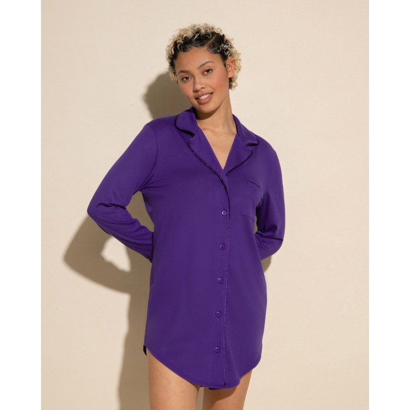 Camicia Da Notte Violette/Violette XS