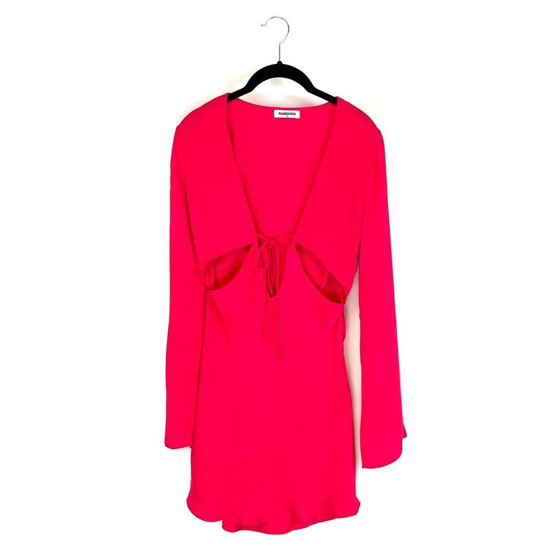 Hot Pink Cut Out Dress – Size 2-10 extra small (size 2-4)