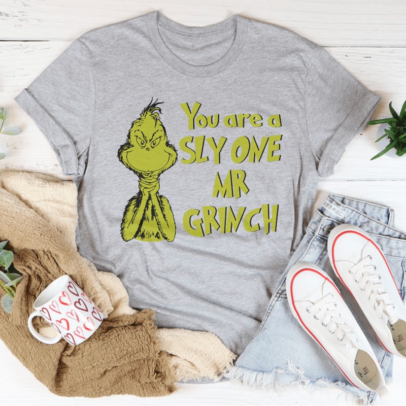 You Are A Sly One Tee Athletic Heather S