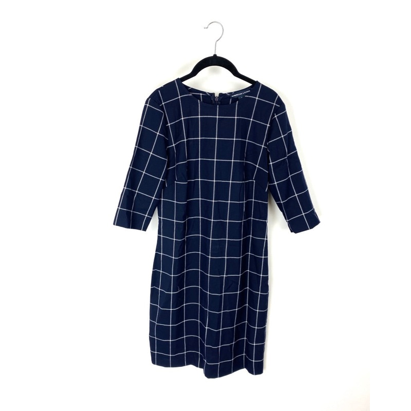 Blue Checkered Dress – Size 4