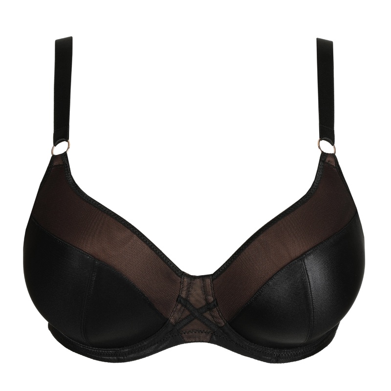 Zipolite Black Padded Heartshape Bra Black 34C