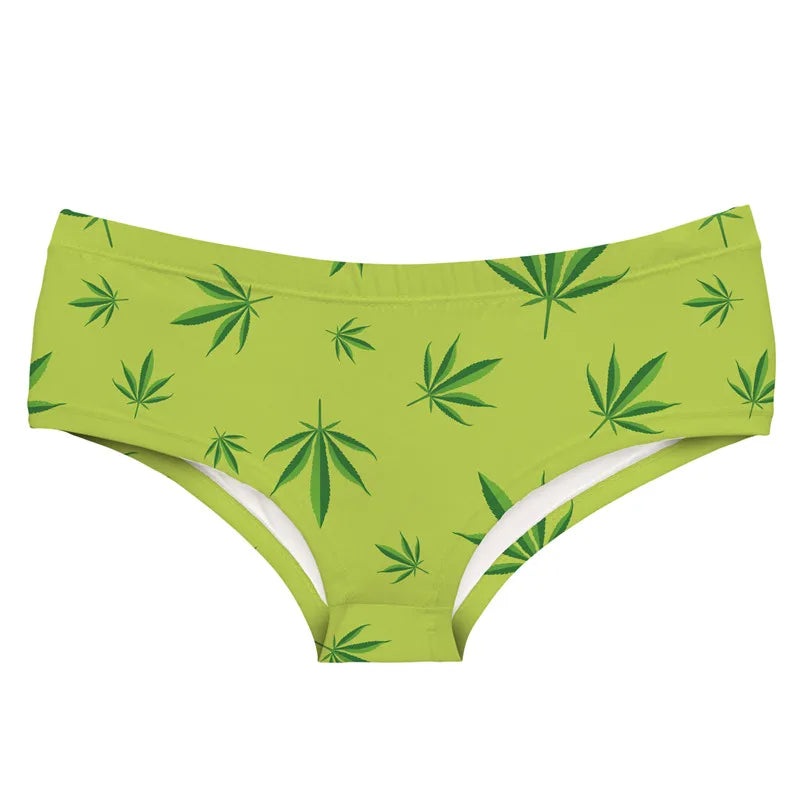Stoned Leafs Panty One Size