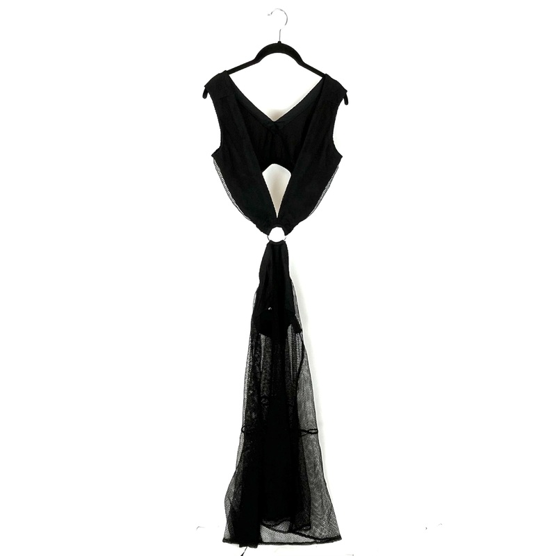 Black Fishnet Dress – Size 4/6