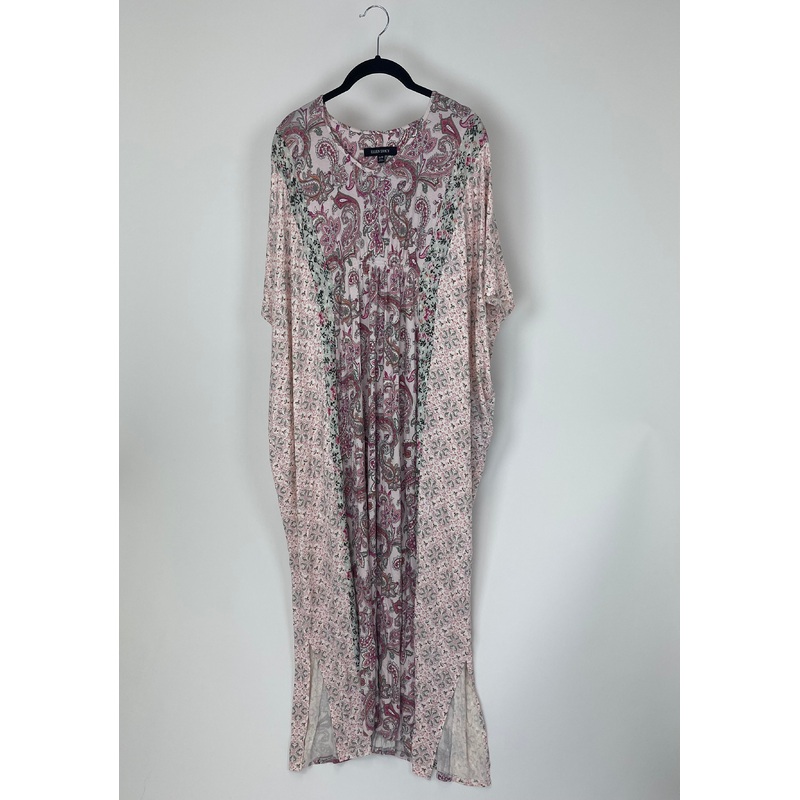 Floral and Paisley Print Caftan – Size 8/10