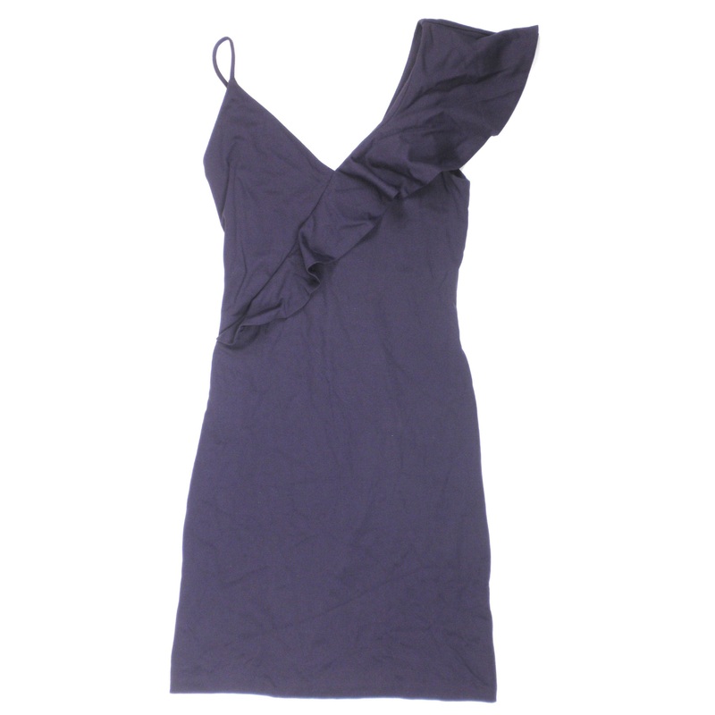 Purple Ruffled Dress- Small