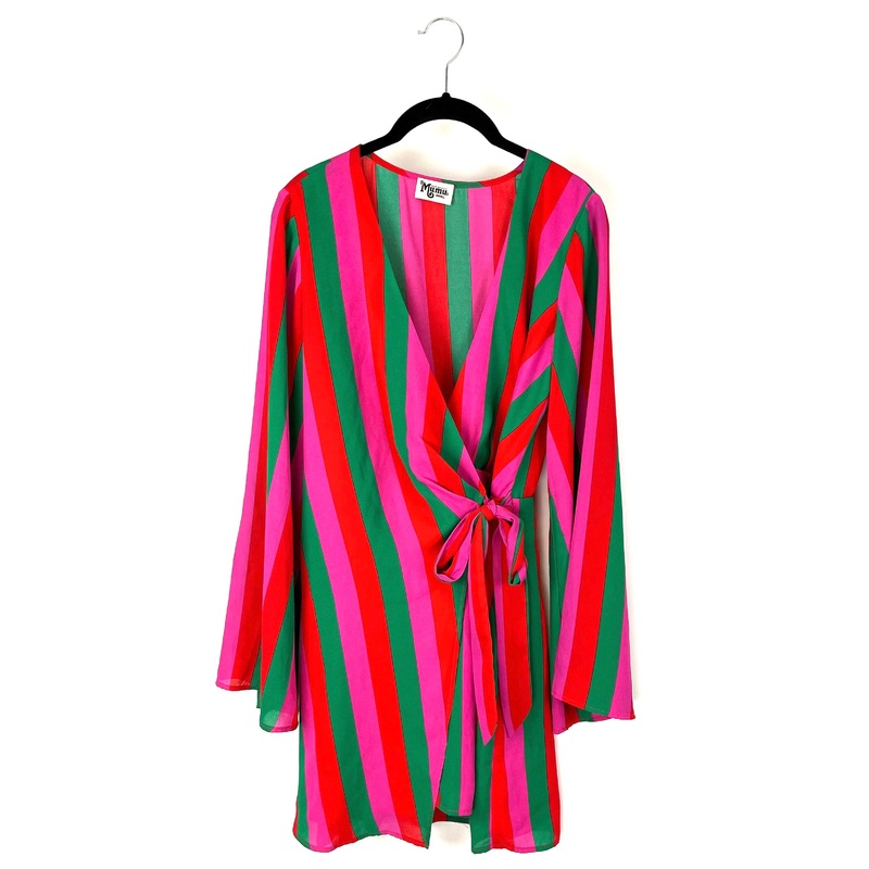 Long Sleeve Striped Dress – Size 2/4