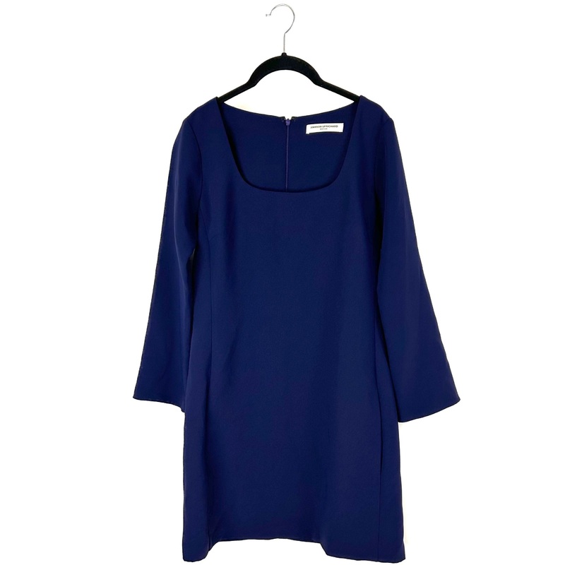 Navy Blue Long Sleeve Dress – Size 2/4