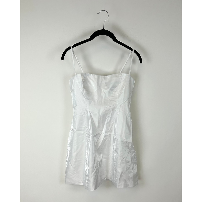 White Mini Slip Dress – Size 0 and 4 Size 0