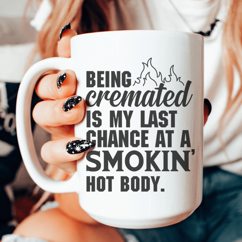 Smokin’ Hot Body Mug 15 oz White One Size