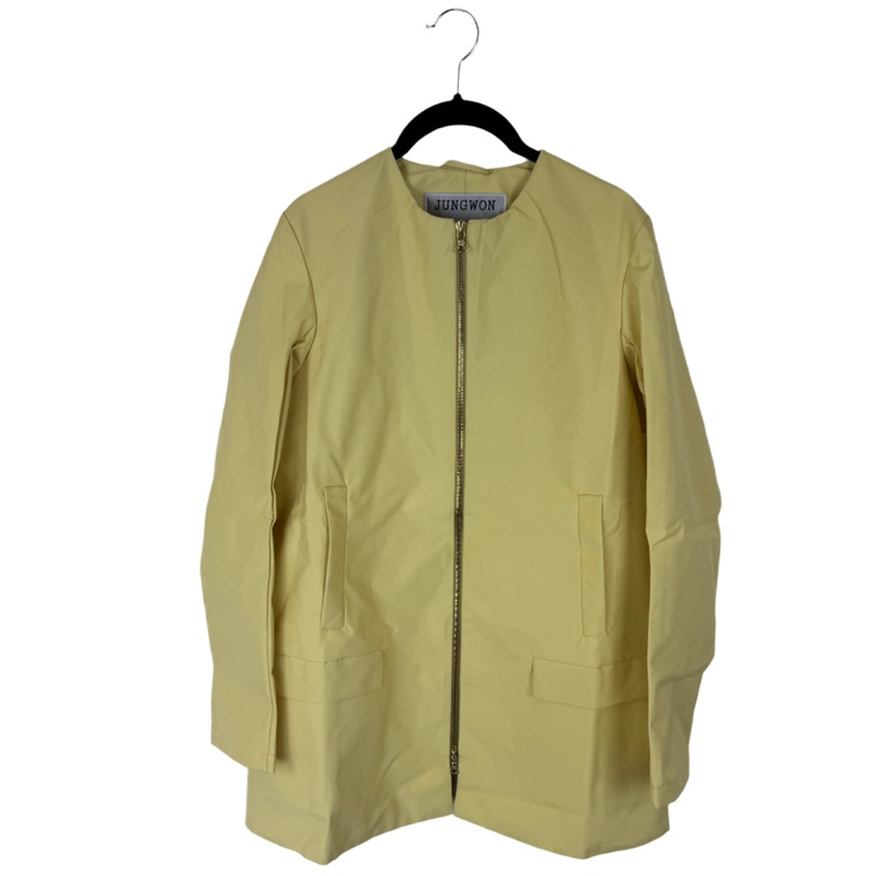 Butter Yellow Straight Fit Raincoat – Size 0-6 Small (size 00/0)