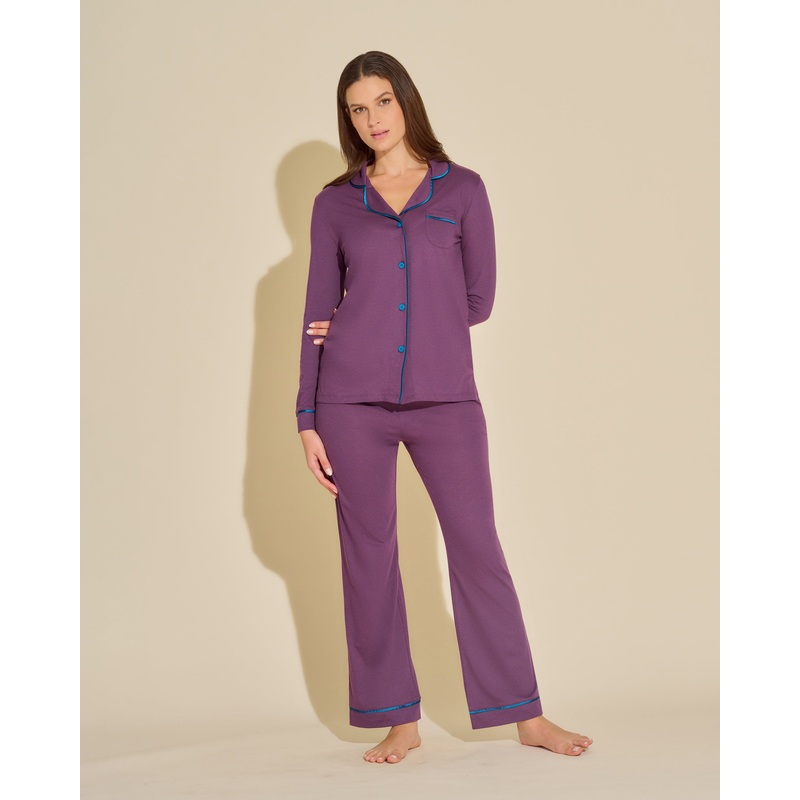 Conjunto De Pijama Con Camisa De Manga Larga Y Pantalones Grappa/Mirtillo XS