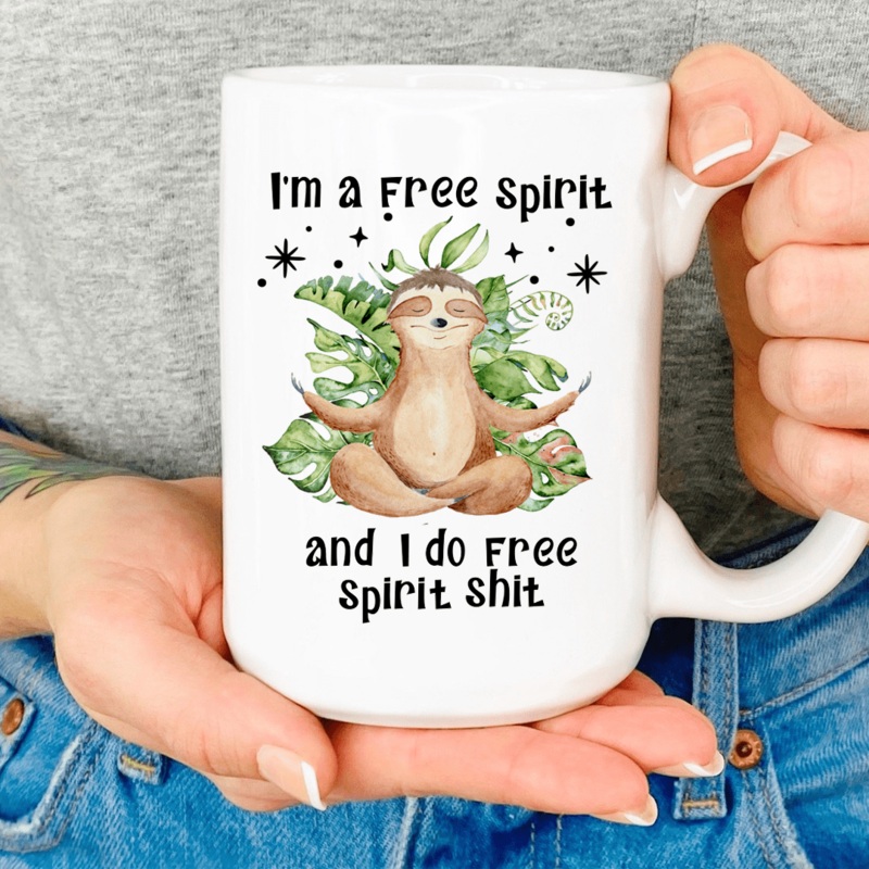 I’m A Free Spirit Mug White One Size