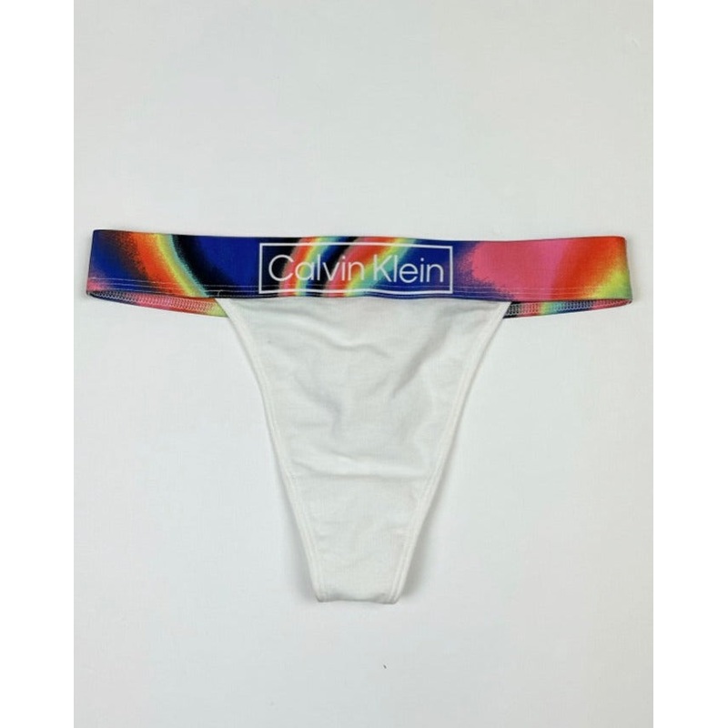 White Rainbow Thong – Small
