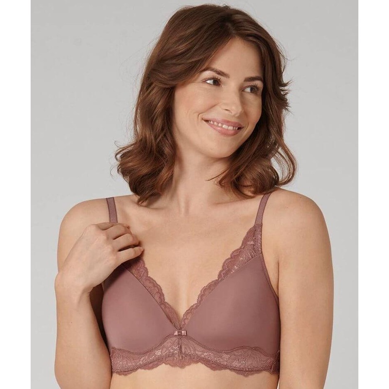 Triumph Amourette Charm Padded Wire-free Bra – Rose Brown 32D