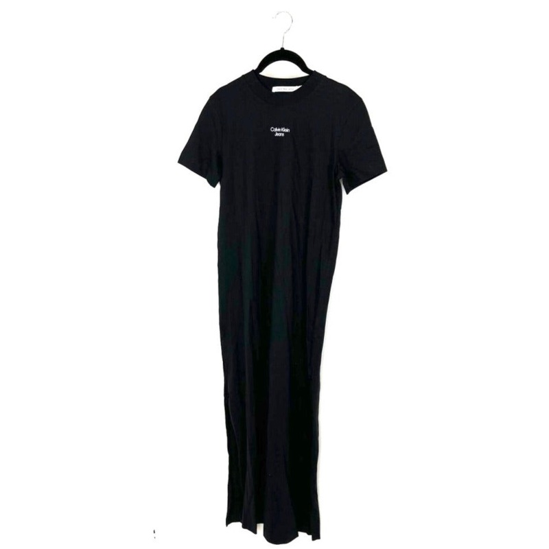 Black T-Shirt Maxi Dress – Size 4-6