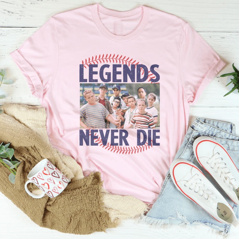 Legends Never Die Tee Athletic Heather S