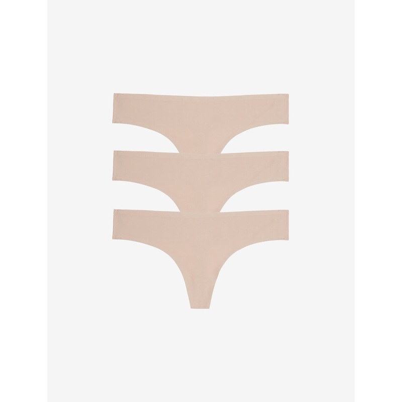 ComfortStretch Thong – 3 Pack taupe XS