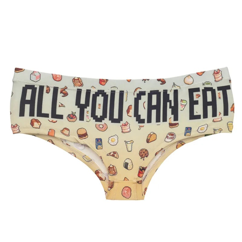 All You Can Eat Humor Panty One Size