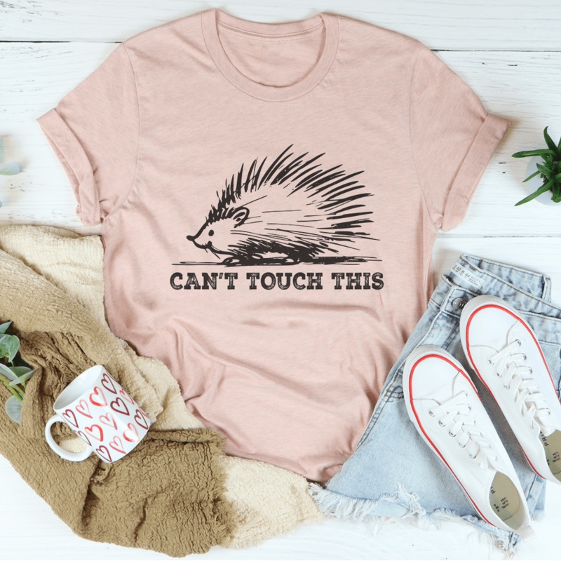 Can’t Touch This Tee Black Heather S