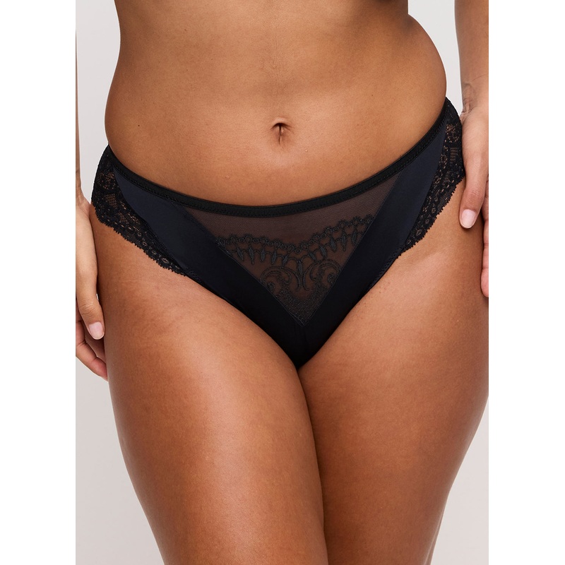 Shimla Black Thong Black S