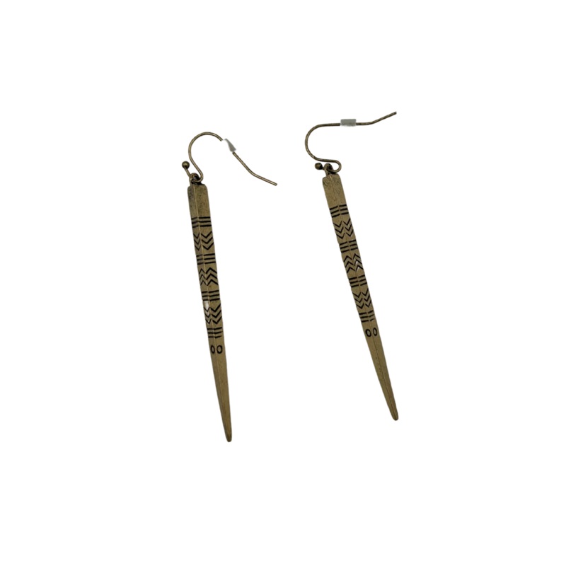 Gold Abstract Earring