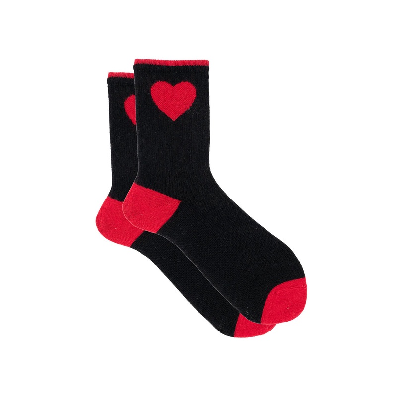 Hartie Black Cashmere Socks Black One Size