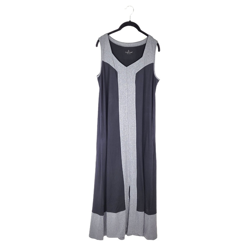 Black And Grey Maxi Dress – Small/Medium
