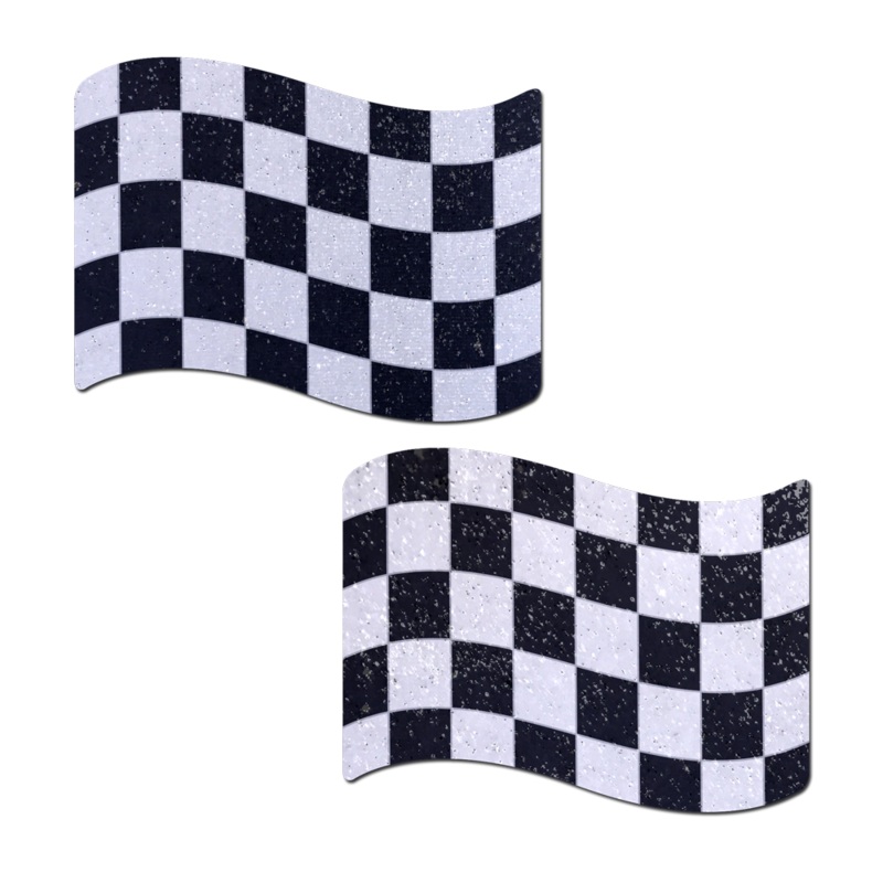 Checkered Flag Racing Breast Pasties by Pastease