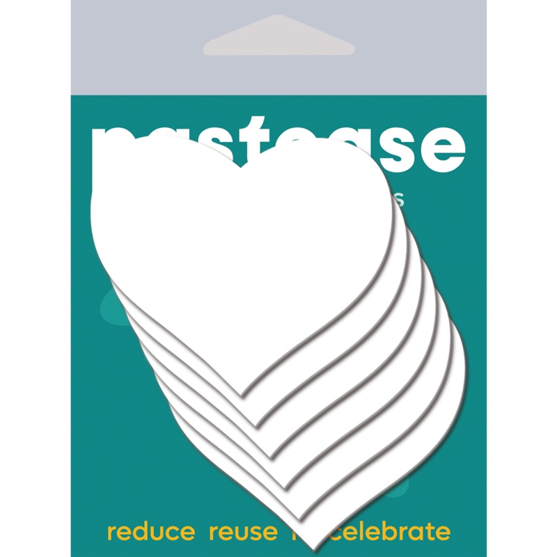 Refills Heart: Reuse Pasties with Three Pair Double Stick Shapes