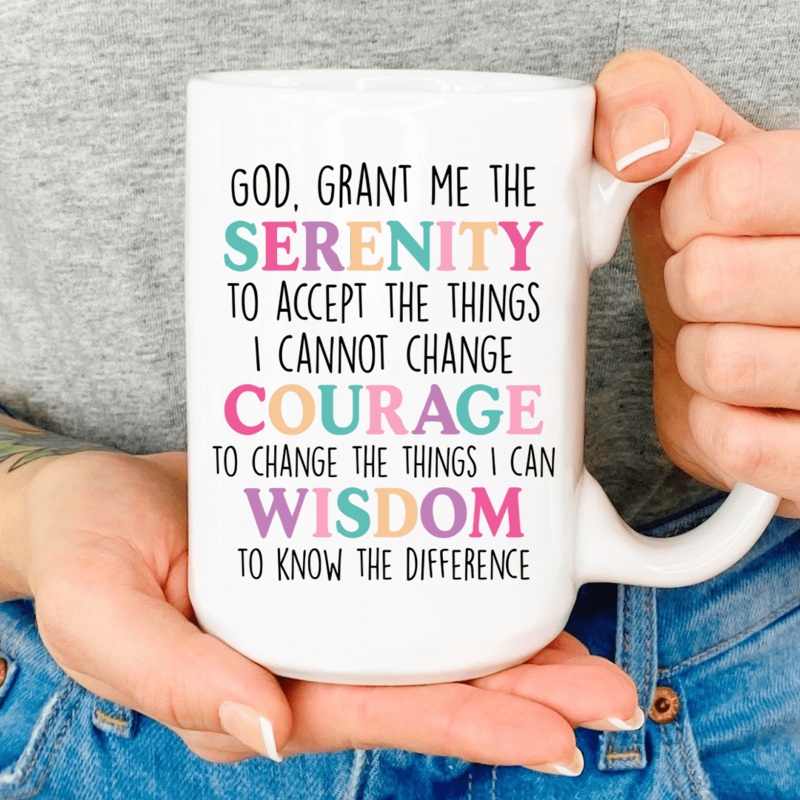 The Serenity Prayer Mug White One Size