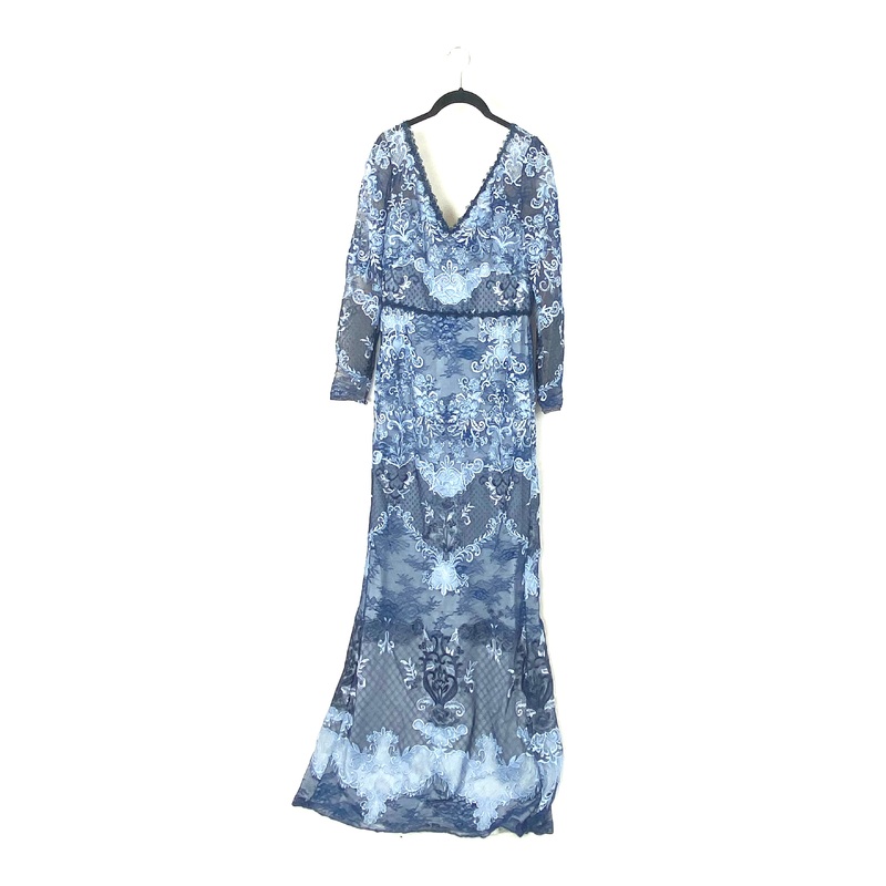 Blue Lace Gown – Size 6