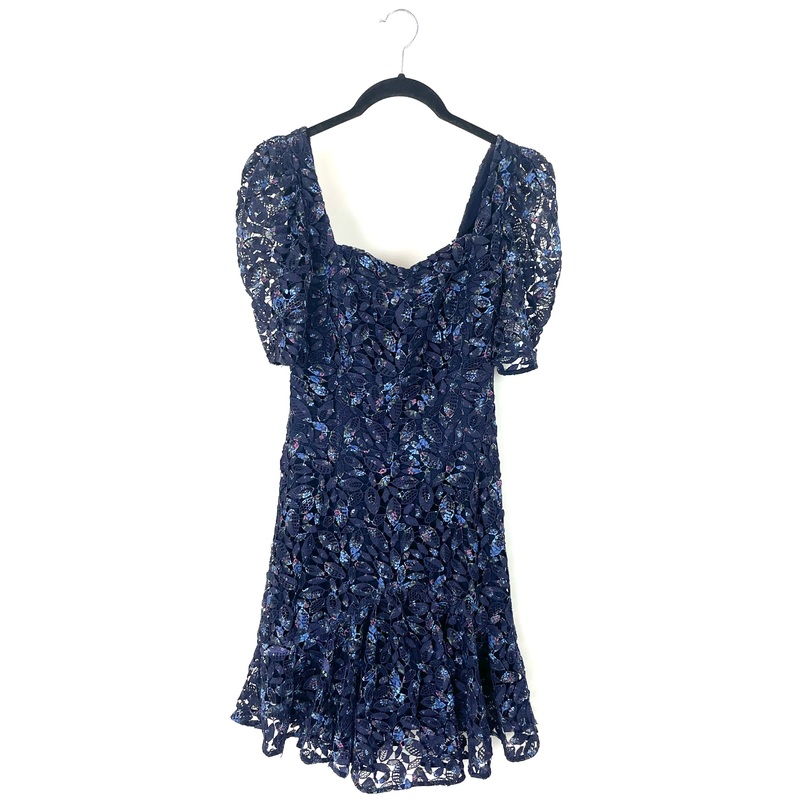 Navy Blue Lace Dress – Size 4