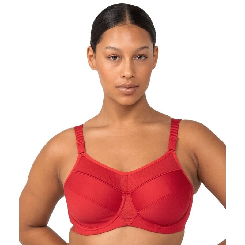 Triumph Triaction Ultra Underwired Sports Bra – Shanghai Red 34D