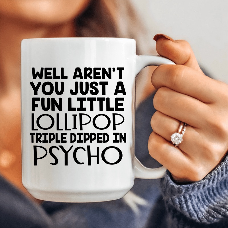 Fun Little Lollipop Ceramic Mug 15 oz White One Size