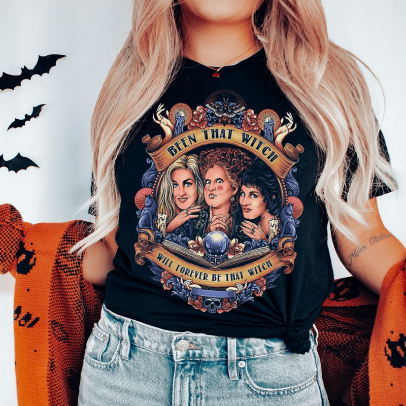 Been That Witch Will Forever Be That Witch Vintage Style Tee Black S