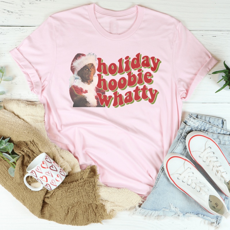 Holiday Hoobie Whatty Tee Black S