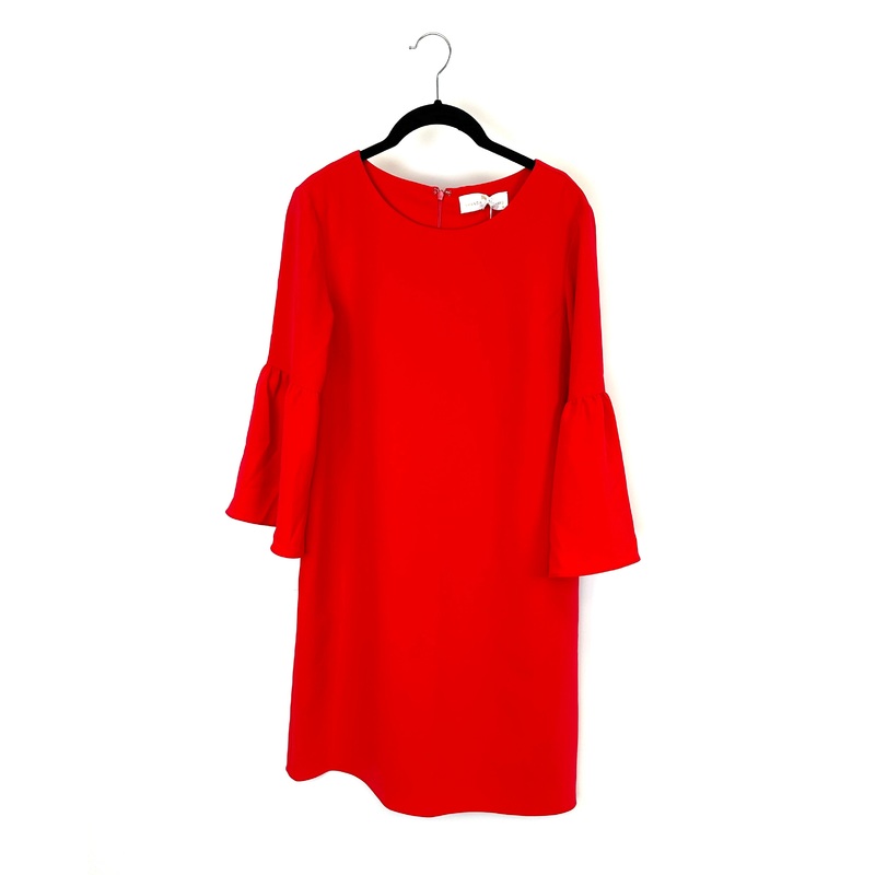 Red Quarter Sleeve Dress – Size 4