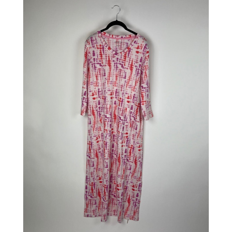 Pink And Purple Tie Dye Maxi Dress – Size 6/8 and 10/12 Small