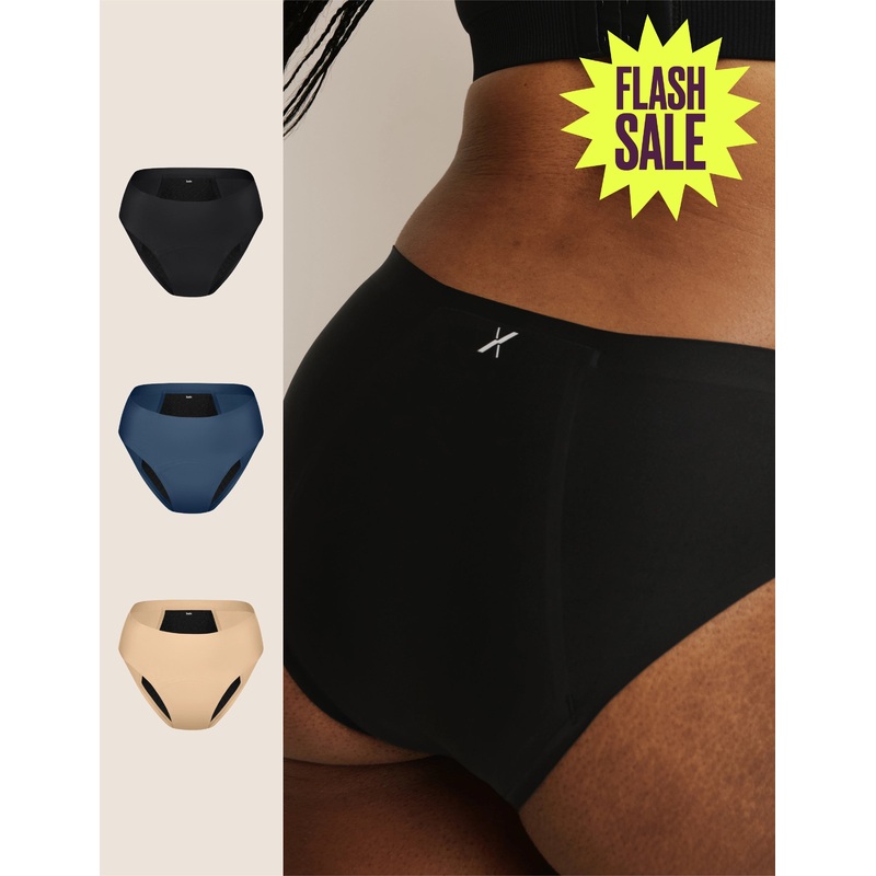 Ultra Leakproof Zones+ Bikini 3-Pack
