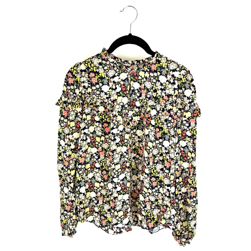 Multi Color Floral Top – Size 2