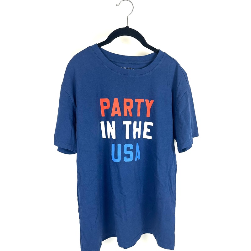 Blue Party In The USA T-shirt – Size 2/4
