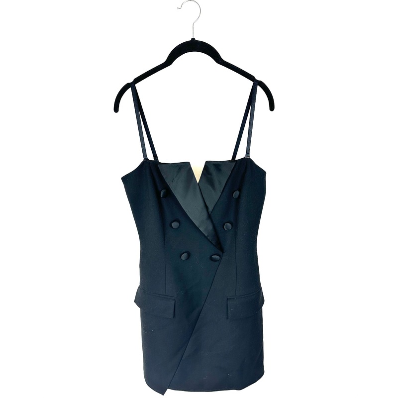 Black Mini Blazer Dress – Size 4
