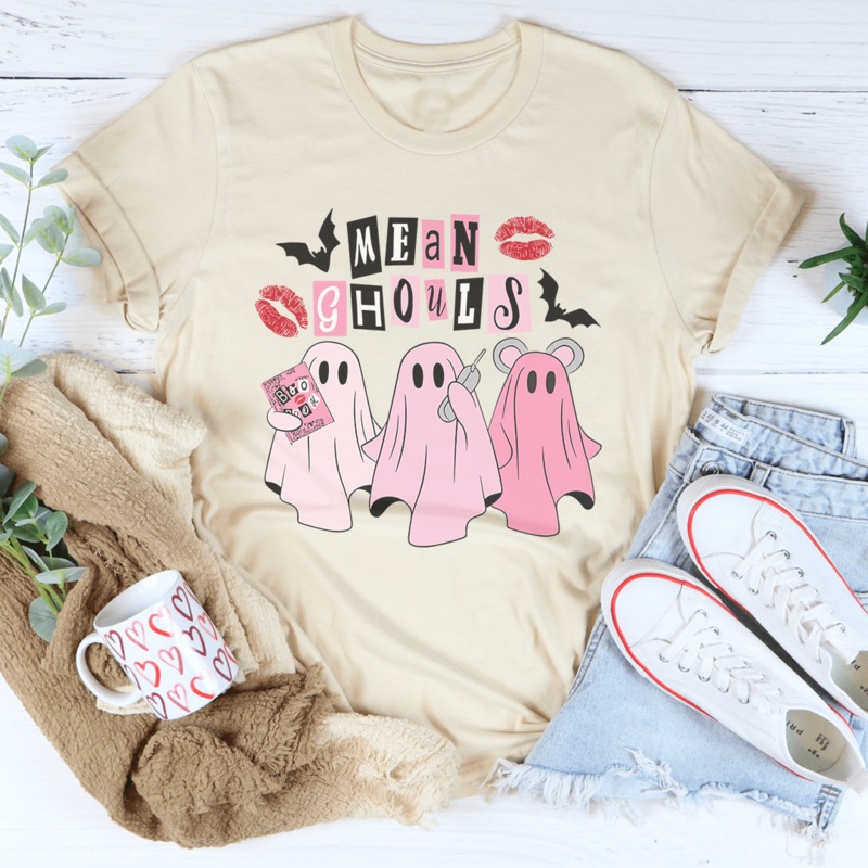 Mean Ghouls Tee Athletic Heather S