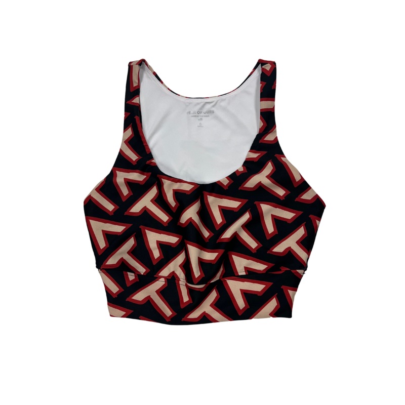 Black and Red Sports Bra – Extra Small and Small Extra Small (00-0)