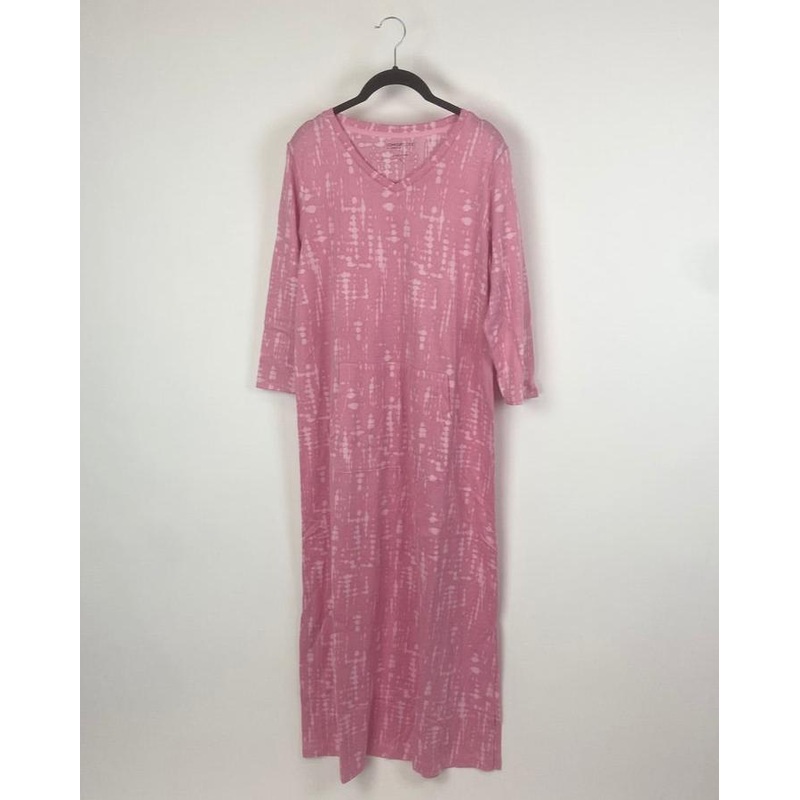 Pink Tie Dye Maxi Dress – Size 10/12