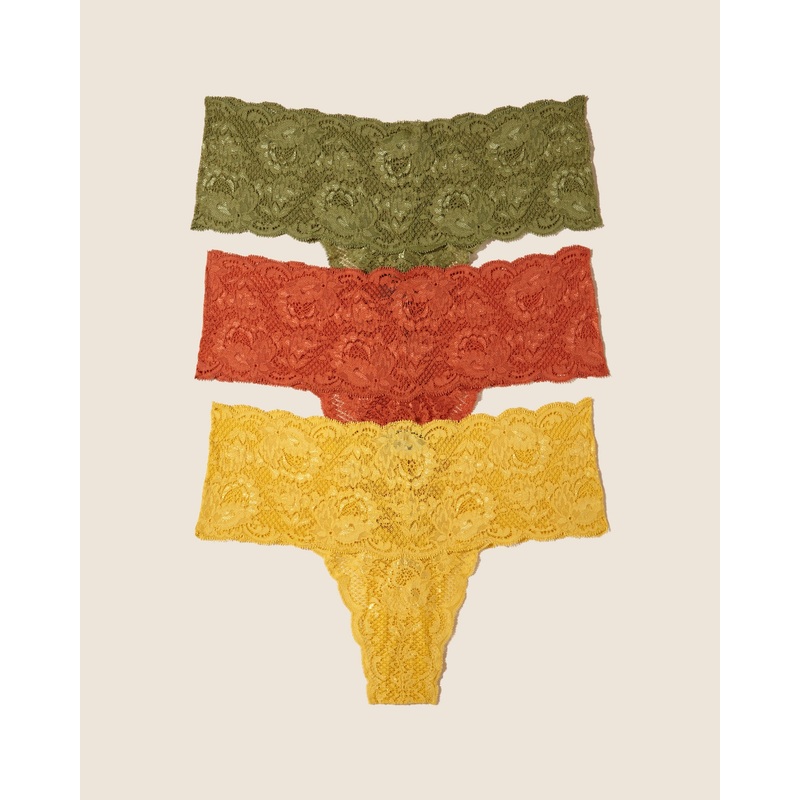 Tanga Comfie, 3Er-Pack Aloe Sahara Serengeti Sun S/M
